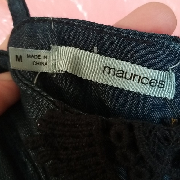 Maurices Denim Blue and Black Mini Dress - Picture 5 of 6